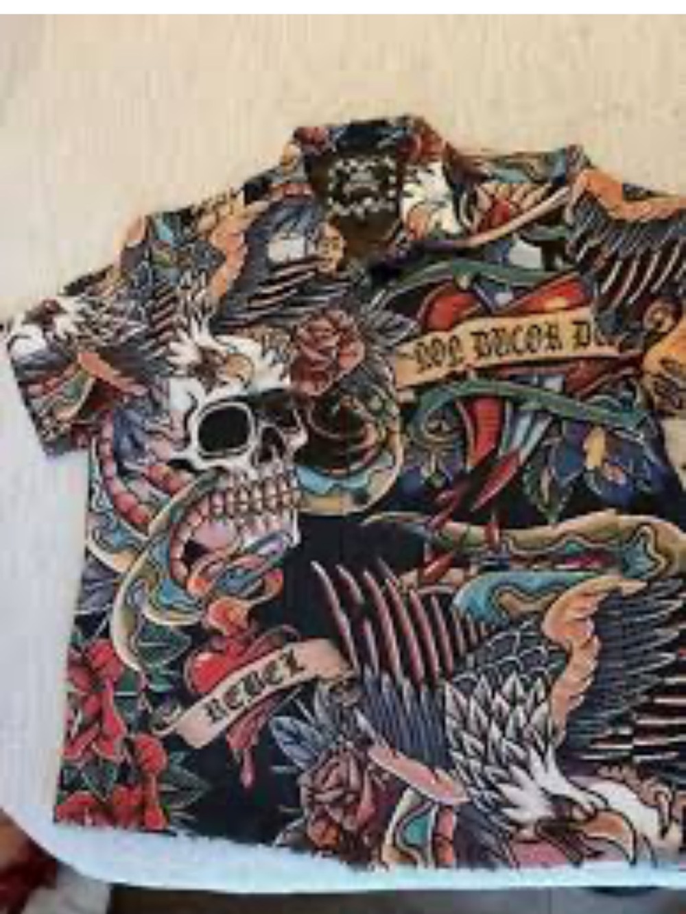 Rebel Vengeance Tapestry shacket
